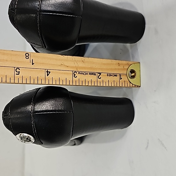 Brighton Debra Brown Leather pumps block heel Size 7.5 - Picture 9 of 10